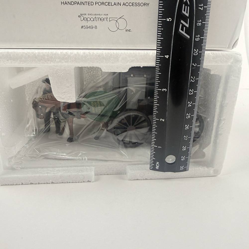 Department 56 Amish Buggy Heritage Village Collection Horse Wagon 59498 - Picture 7 of 8